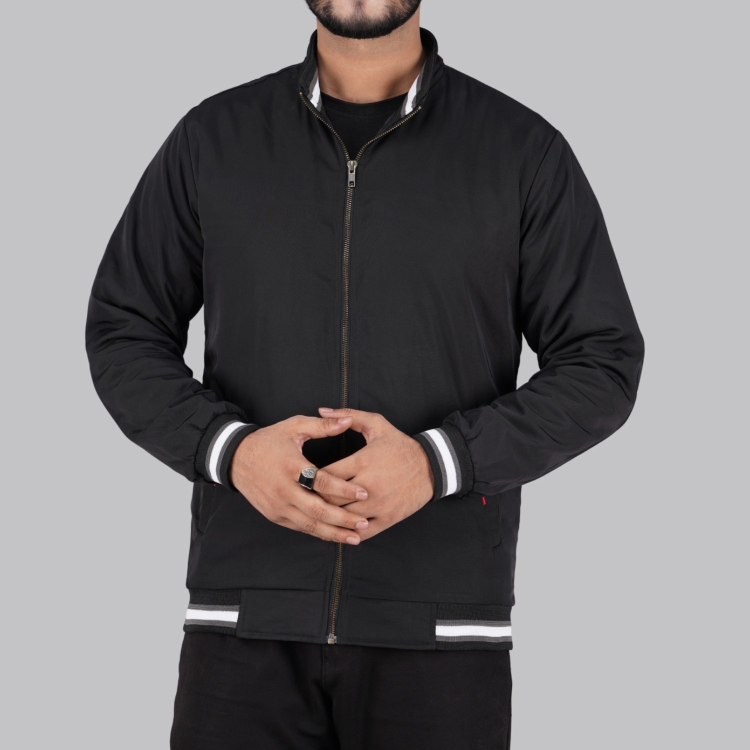 Winter Padding Jacket For Men - Black